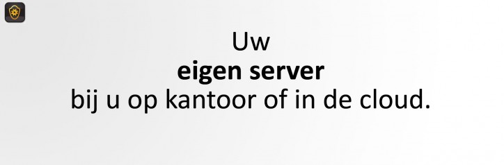 Wij verzorgen de hosting van uw server in het Xs4all datacenter.